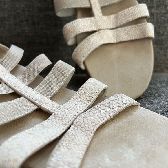 Munro Bev Slingback Strappy Sandals Beige size 8.5 - Picture 6 of 9